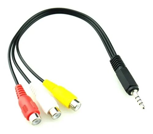 Cable Audio Plug 3.5 Mm Macho A 3 Rca Hembra 15 Cm » Garizin Online