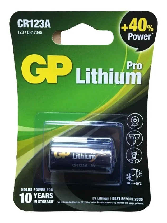 Pila Batería Litio Pro Gp CR 123 A » Garizin Online