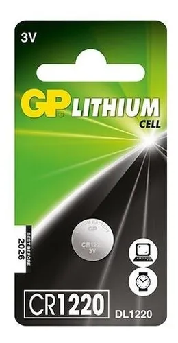 Batería De Celda De Litio Gp Cr1220 Pila 3v » Garizin Online
