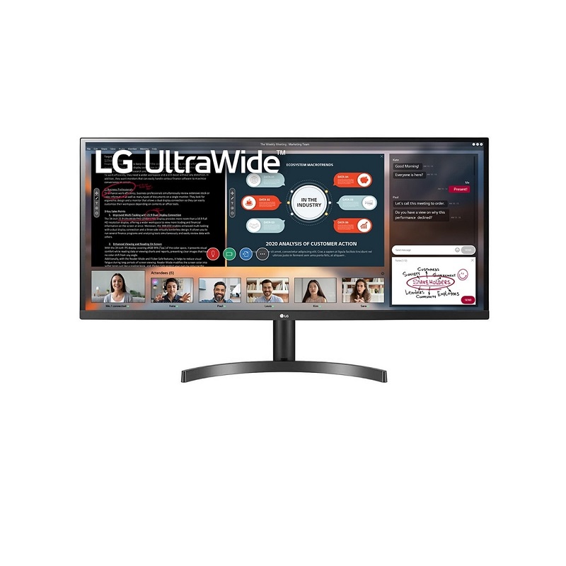 Monitor LG 34' Pulgadas UltraWide™ Full HD IPS LED 34WL500-B » Garizin  Online