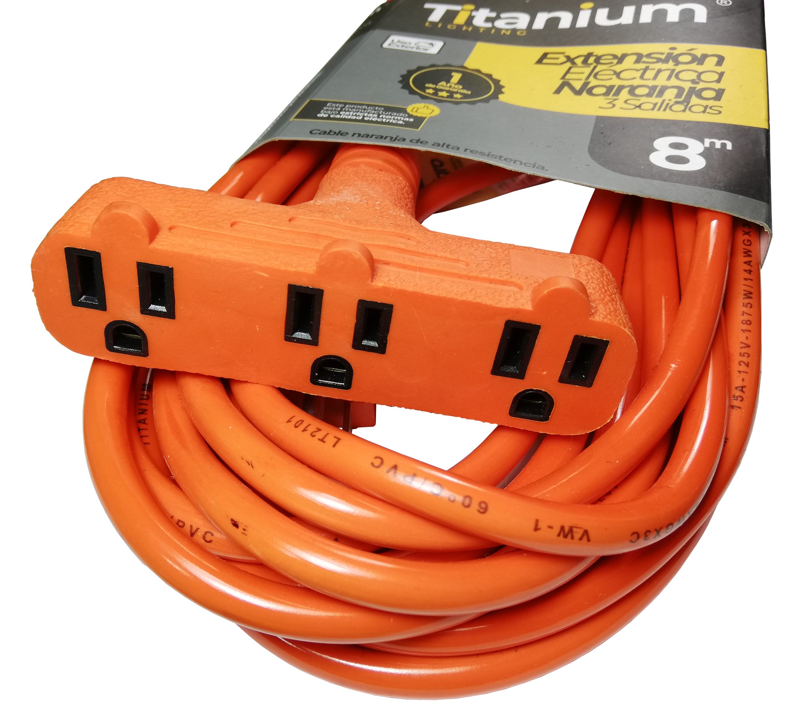 Comprar Extension Electrica Naranja