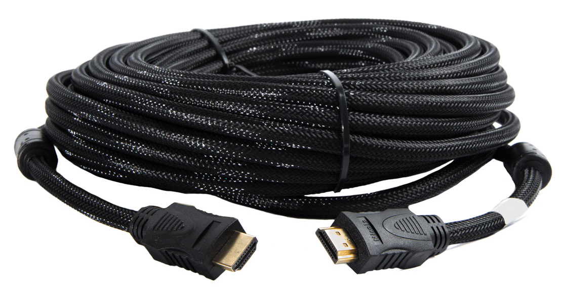 CABLE HDMI 15 METROS MALLA ROJO – Masternet – Tecnología a tu alcance