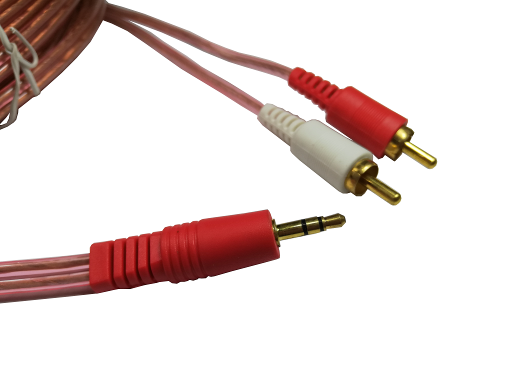 Cable Adaptador 1 Stereo 3.5 Macho A 2 Rca Macho 5 Metros » Garizin Online