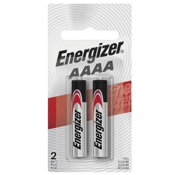 Pilas Alcalinas Energizer AAAA x2 Unidades - 1.5Vcc
