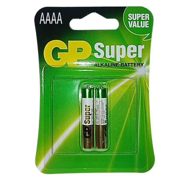 Batería GP AAAA Super Alkaline x2 Unidades - Pila Lápiz Cuádruple