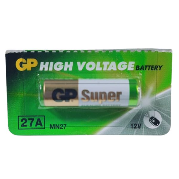 Pila Batería GP Súper Alta Tensión 27A MN27 12V para Controles Remotos