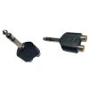 Adaptador Plug 6.35 Estéreo Macho a Doble RCA Hembra - Imagen 4