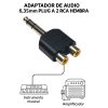 Adaptador Plug 6.35 Estéreo Macho a Doble RCA Hembra - Imagen 2
