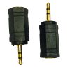 Adaptador de Audio Plug 2.5mm Macho a Jack 3.5mm Hembra Dorado - Imagen 2
