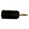 Adaptador de Audio Plug 2.5mm Macho a Jack 3.5mm Hembra Dorado - Imagen 3