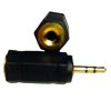 Adaptador de Audio Plug 2.5mm Macho a Jack 3.5mm Hembra Dorado - Imagen 5