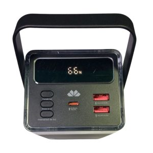 Power Bank Movisun Rocket P60 60000mAh 222W Carga Rápida Tipo C + USB + Lightning