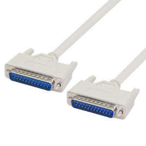 Cable De Datos DB25 Macho A Macho 1.8m Para Impresora, Escáner Y Copiadora