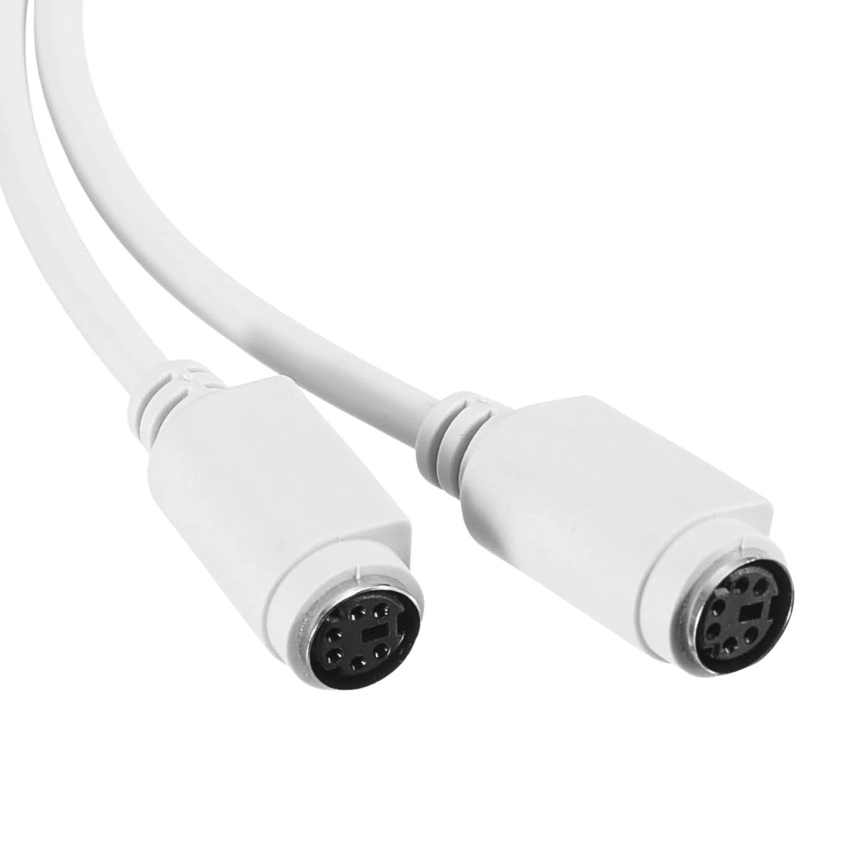 Adaptador Cable Y Splitter PS/2 Macho A 2 Hembras Mini Din 6 (Teclado Y Mouse) - Imagen 7