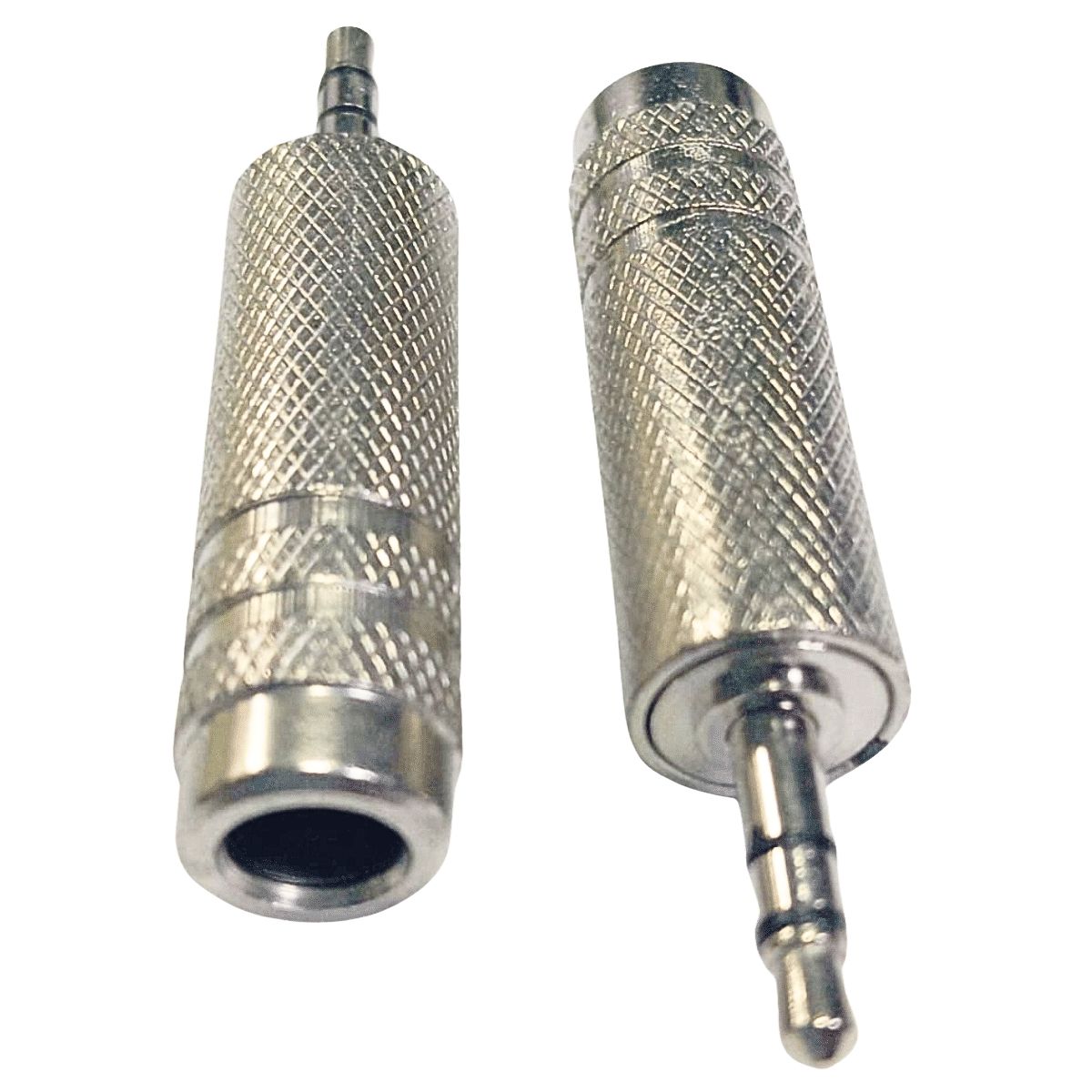 Adaptador de Audio 6.3 Hembra a 3.5 Macho Estéreo Metálico - Imagen 3